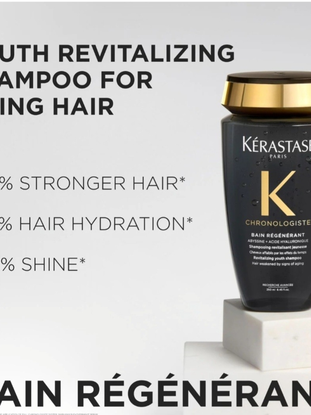 Kérastase Chronologiste Bain Régénérant Revitalizing Shampoo, 250ml/8.5oz - Picture 6 of 9